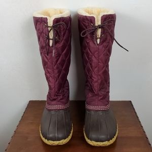L.L. Bean Shearling Lined Duck Boots
